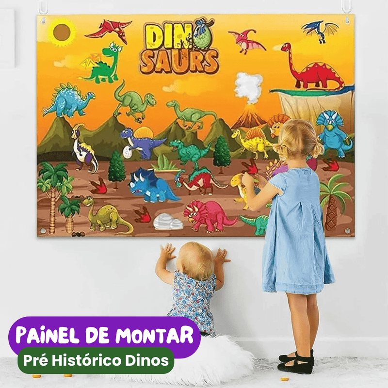 Brinquedo Montessori Painel de Montar