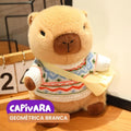 Capivara de Pelúcia com Roupa e Bolsinha