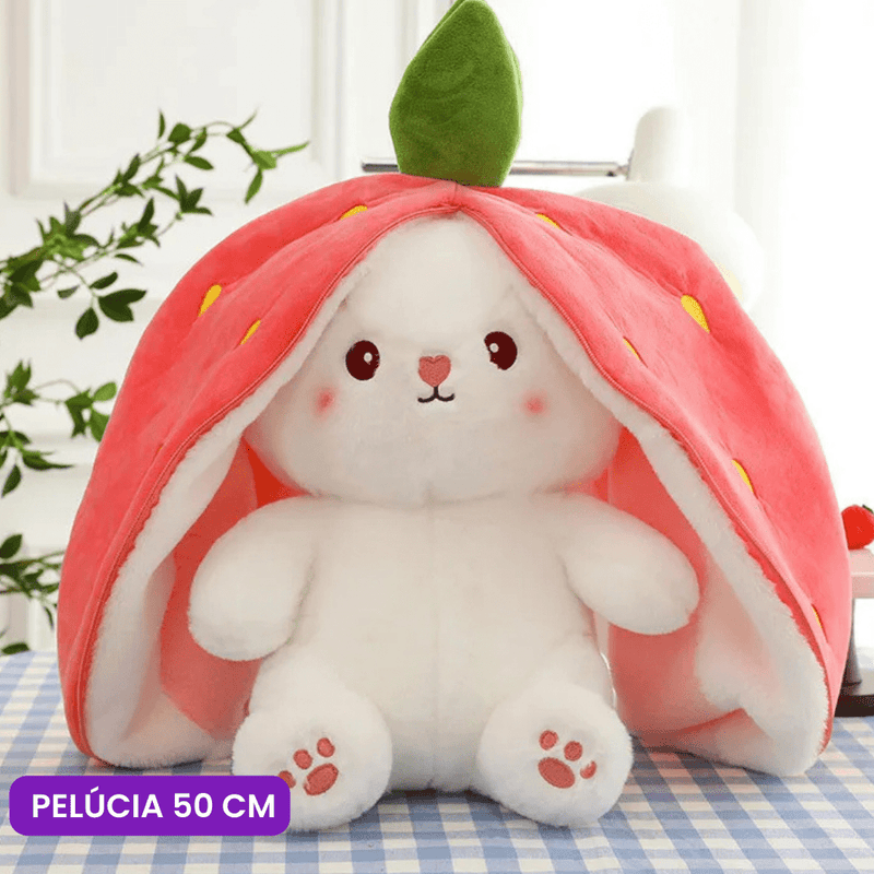 Coelho de Pelúcia Cenoura e Morango