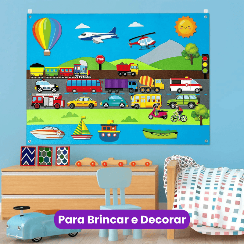 Brinquedo Montessori Painel de Montar