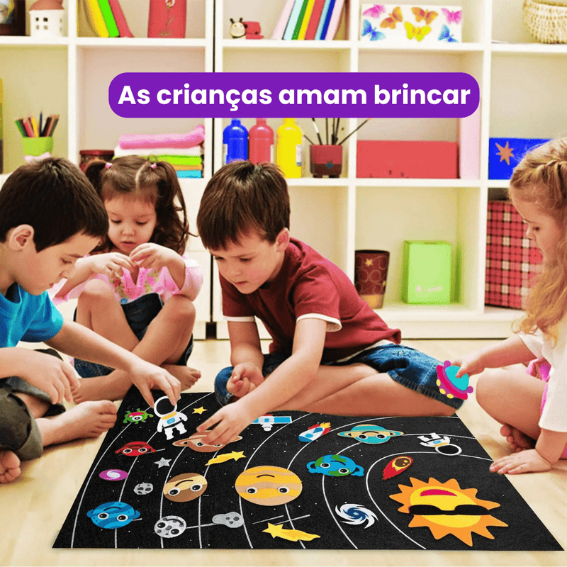 Brinquedo Montessori Painel de Montar