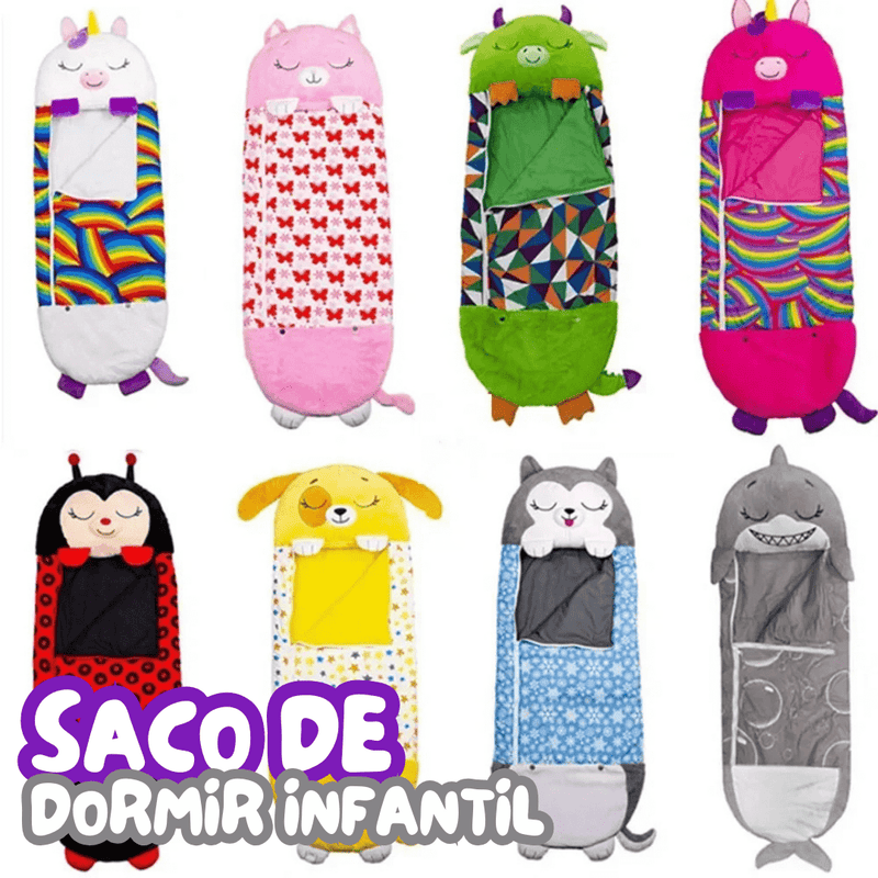 Saco de dormir infantil Bichinhos Fofos