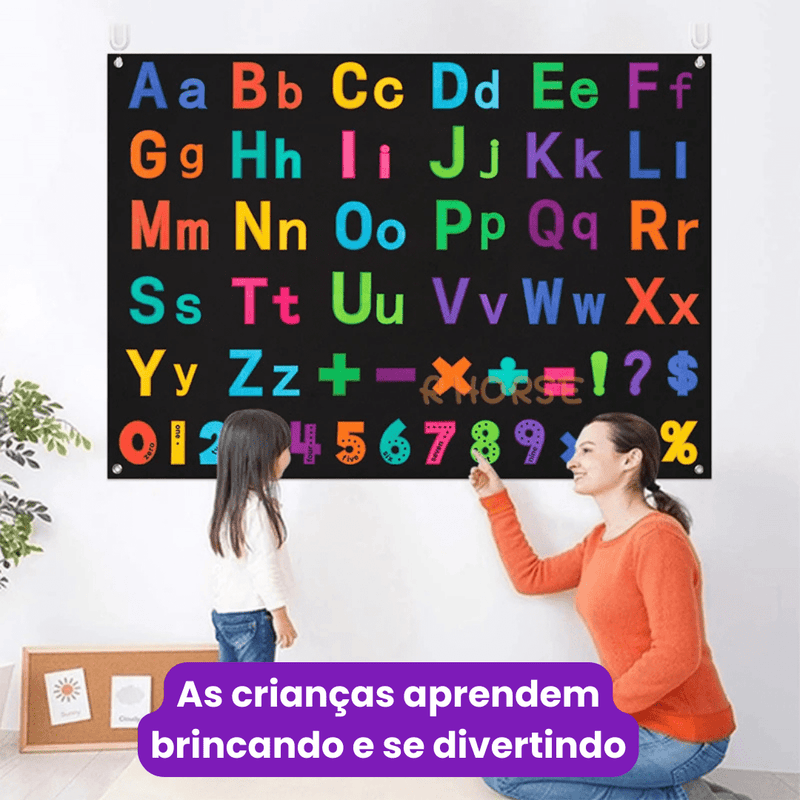 Brinquedo Montessori Painel de Montar