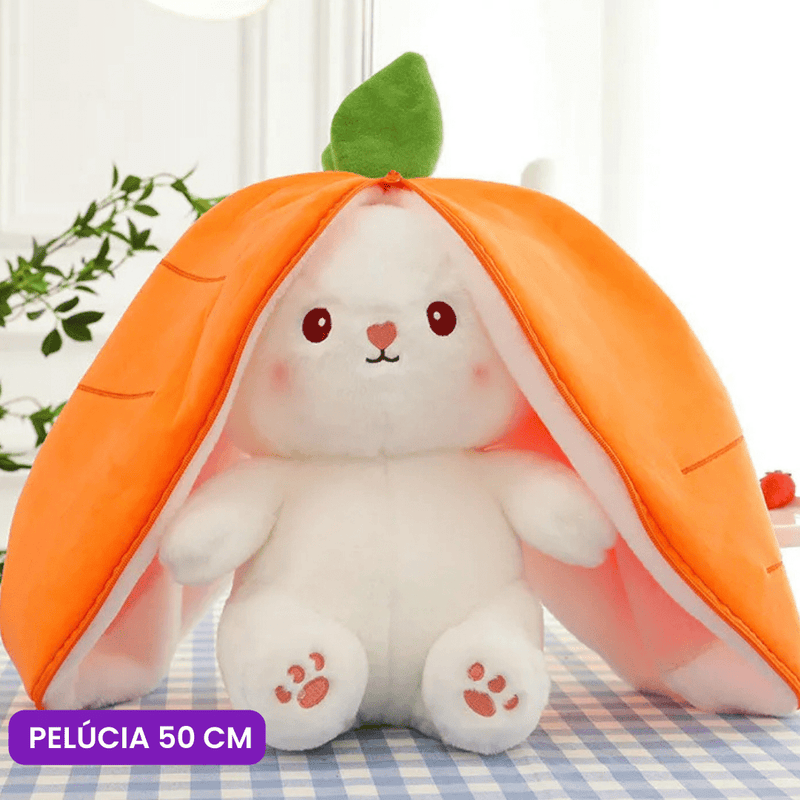 Coelho de Pelúcia Cenoura e Morango