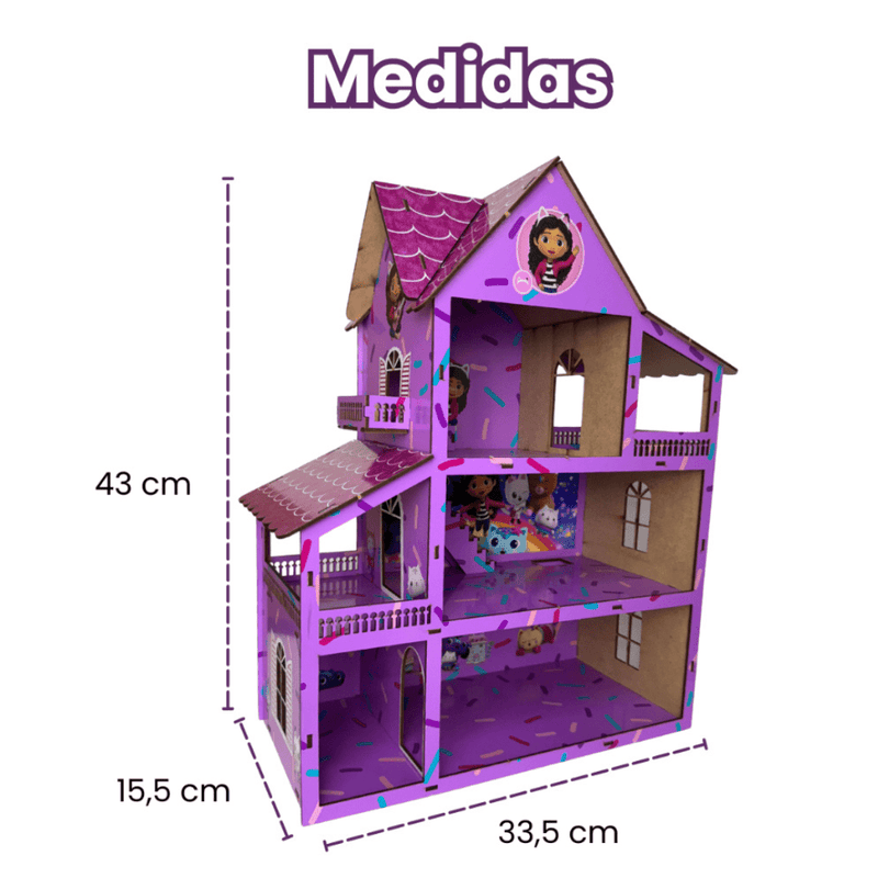 Casinha de Boneca em MDF - Direto da Fábrica