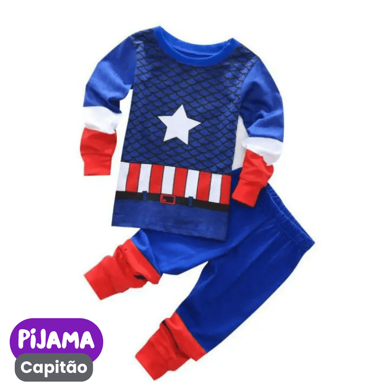 Pijama infantil de Personagens