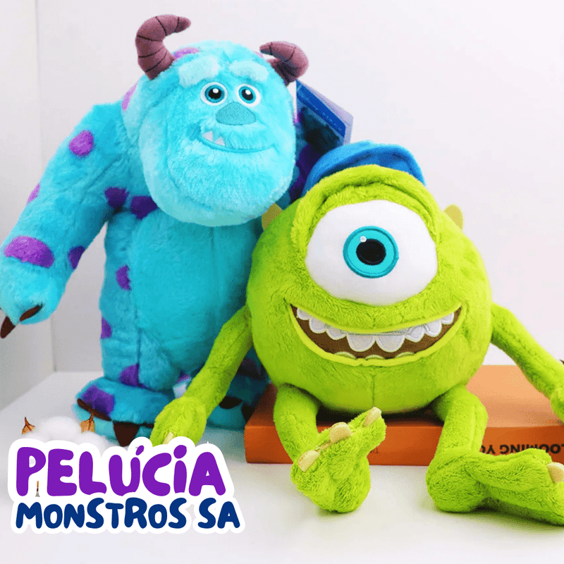 Pelúcia Mike Wazowski e Sullivan MONSTROS SA