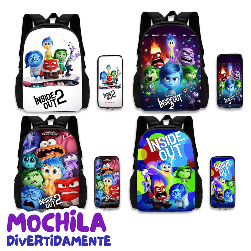 Mochila Divertidamente [Compre a Mochila e GANHE O ESTOJO]