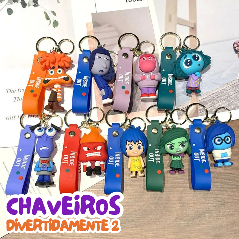 Divertidamente Chaveiros das Emoções