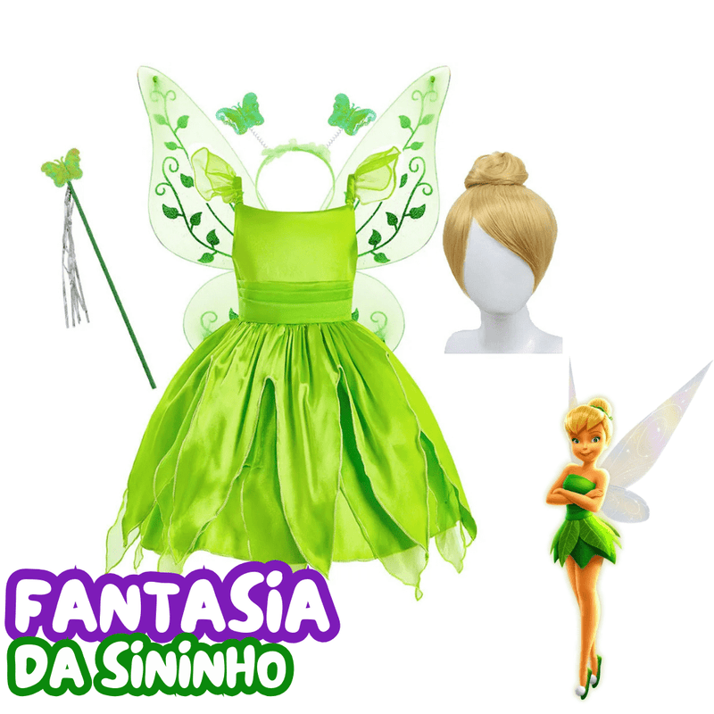 Fantasia Sininho Infantil