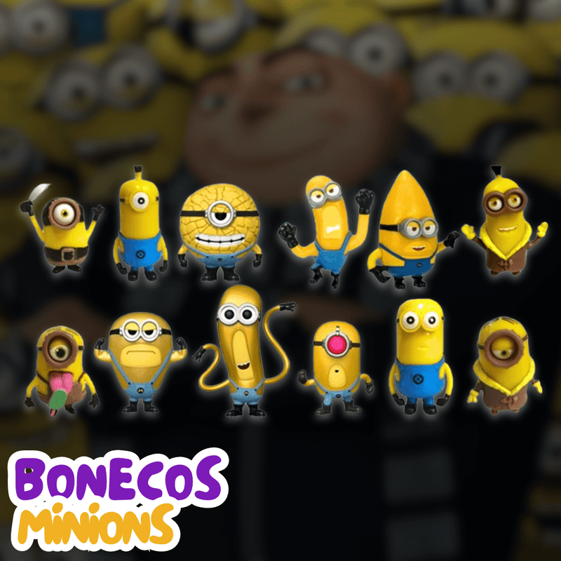 Bonecos Minions - Meu Malvado Favorito 4