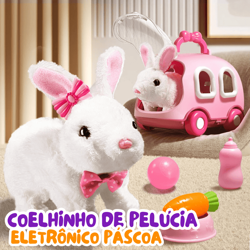 Coelhinho Pelúcia Eletrônico