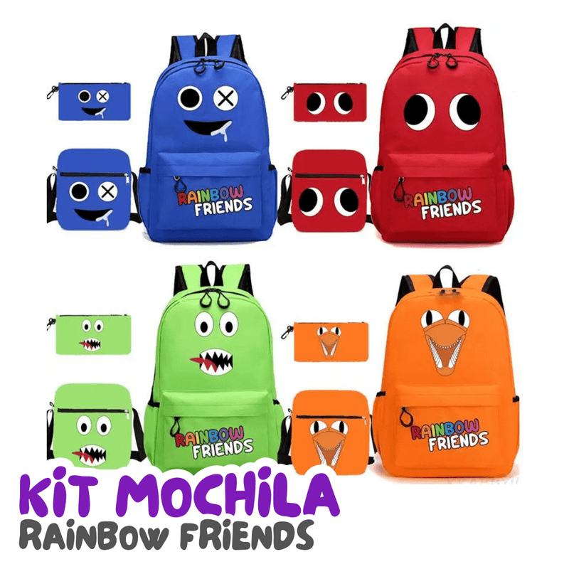 Mochila Rainbow Friends Kit Completo