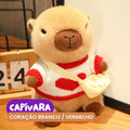 Capivara de Pelúcia com Roupa e Bolsinha