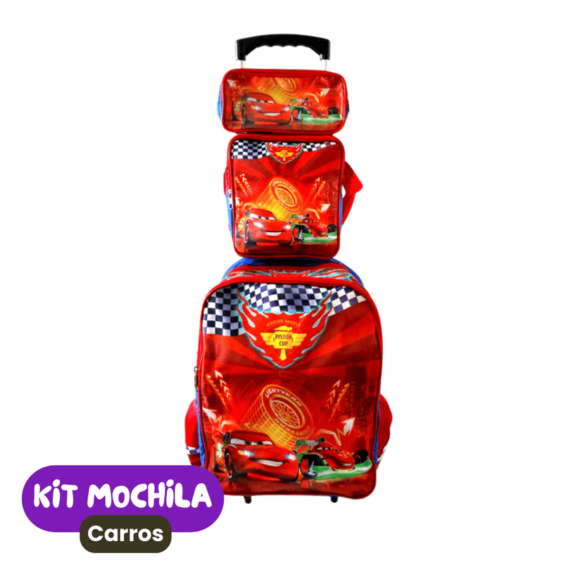 mochila carros mcqueen