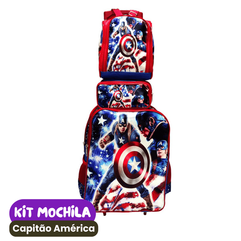 mochila capitao america