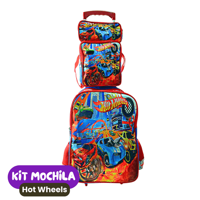 mochila hotwheels