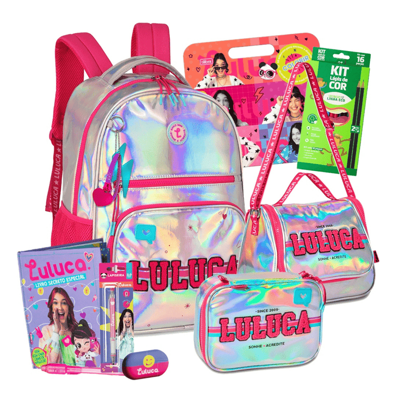 Mochila Luluca Kit Completo Exclusivo