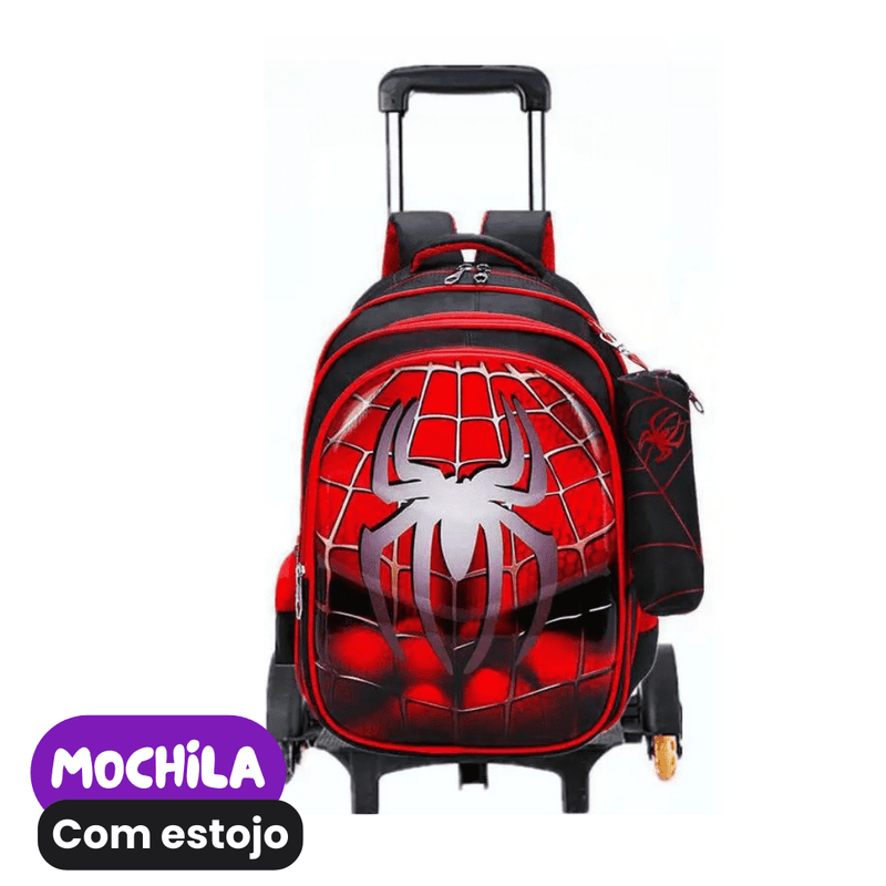 mochila escolar infantil homem aranha