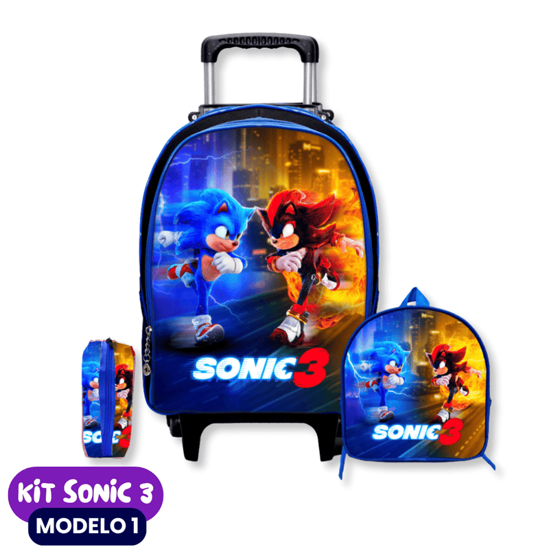 Mochila Sonic 3 e Shadow