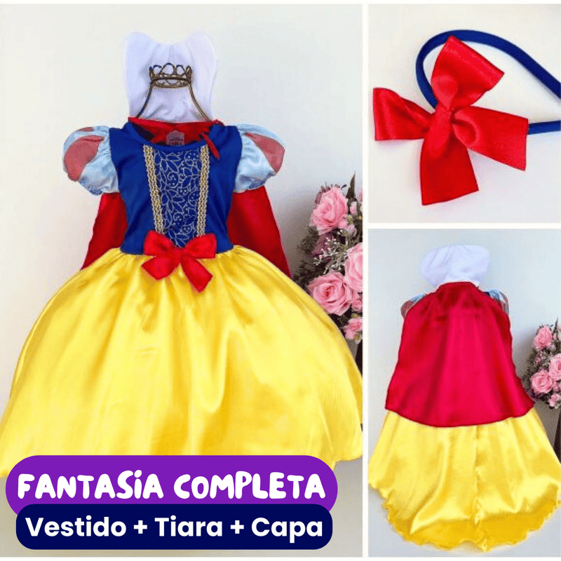 Fantasia infantil Branca de Neve