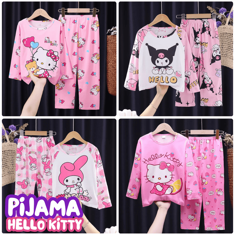 Pijama Hello Kitty Infantil - COLEÇÃO 2024