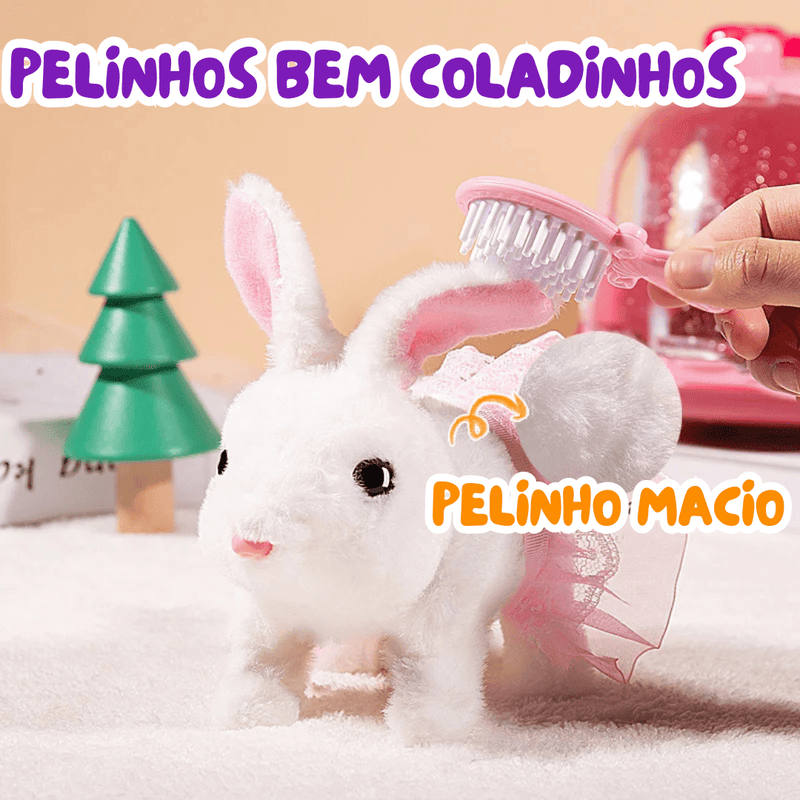 Coelhinho Pelúcia Eletrônico