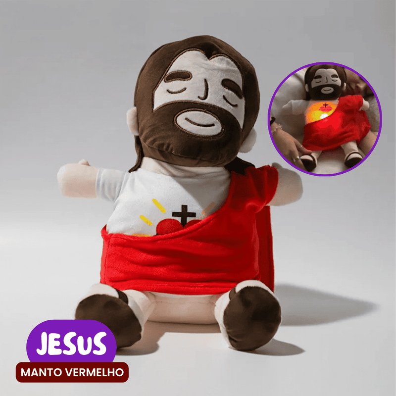 Pelúcia Jesus que Respira