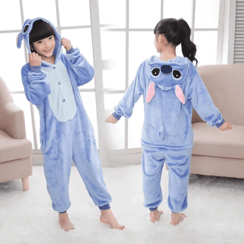 Pijama Macacão Stitch Infantil