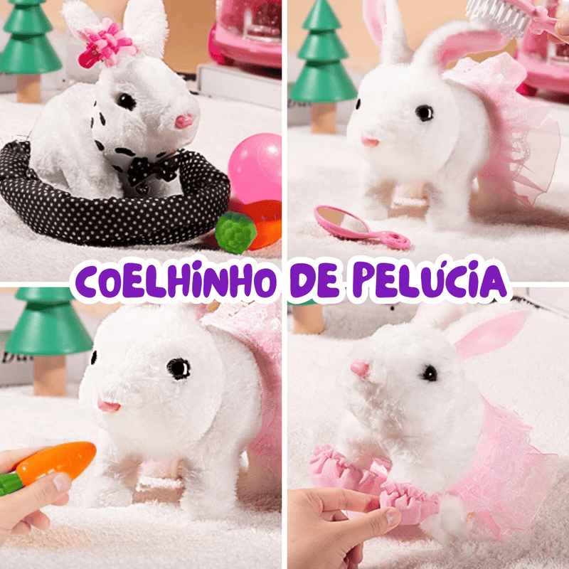 Coelhinho Pelúcia Eletrônico