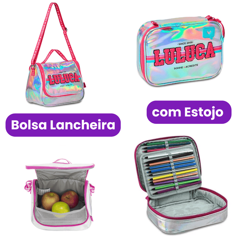 Mochila Luluca Kit Completo Exclusivo