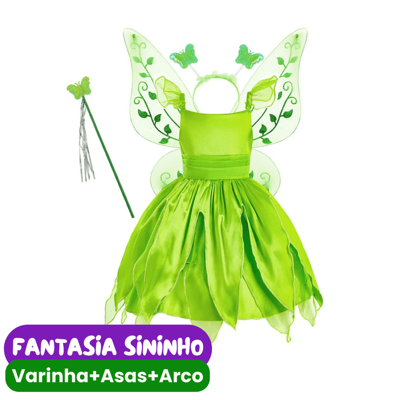 Fantasia Sininho Infantil