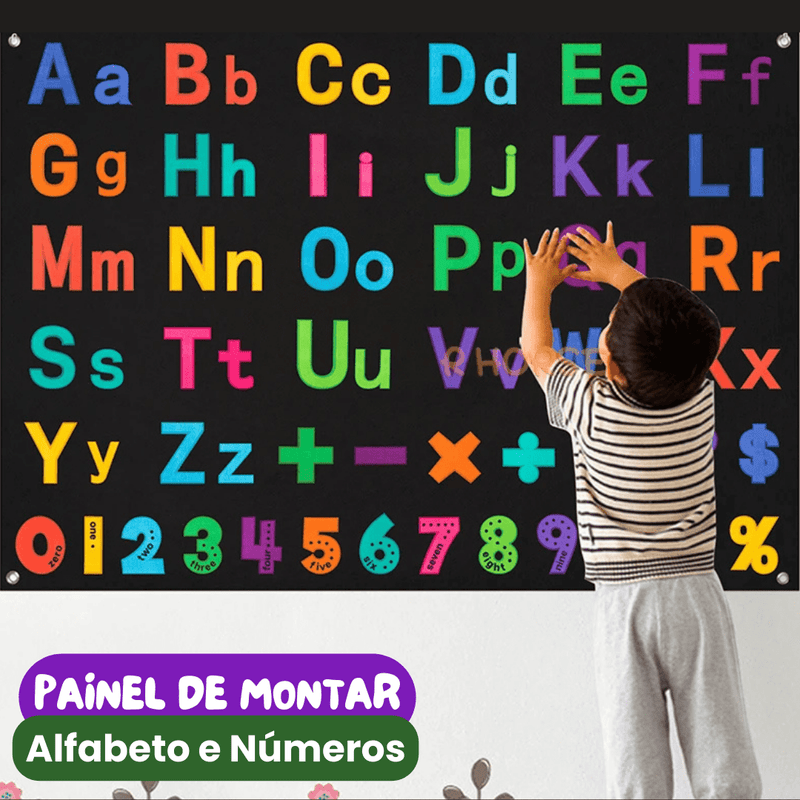 Brinquedo Montessori Painel de Montar