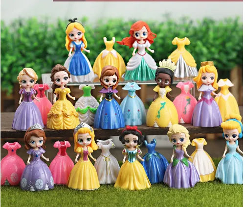 Princesas da Disney Bonecas com Roupinhas para trocar