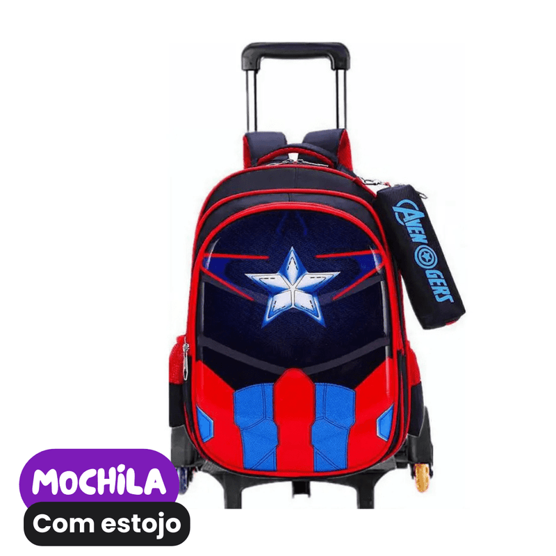 mochila capitão américa