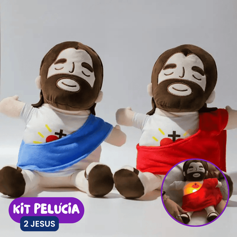Pelúcia Jesus que Respira