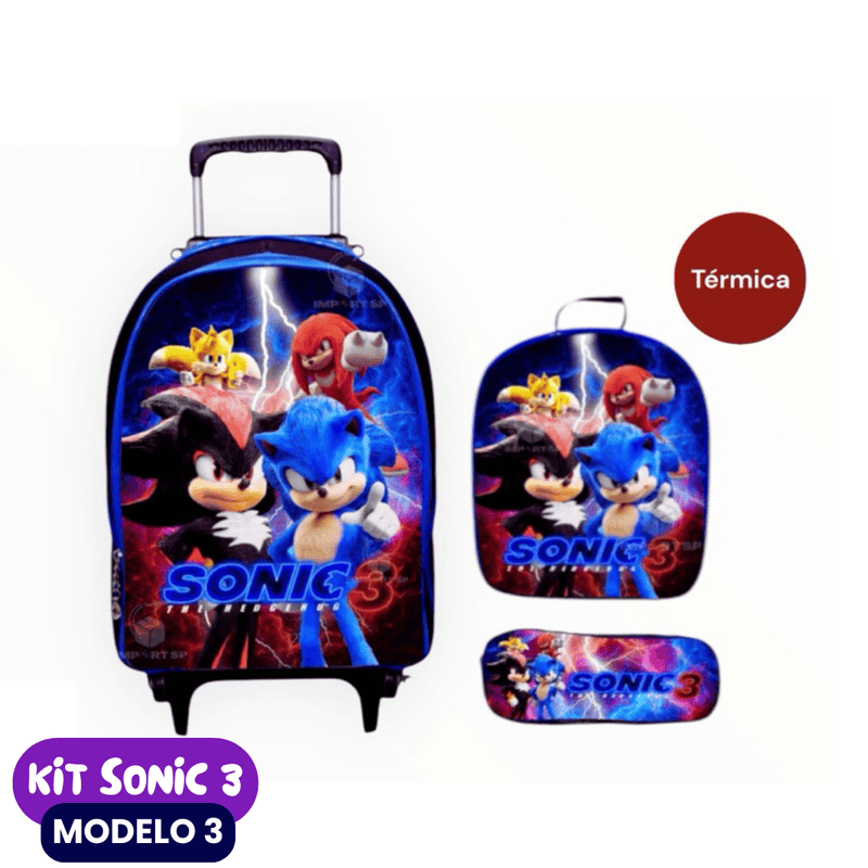 Mochila Sonic 3 e Shadow