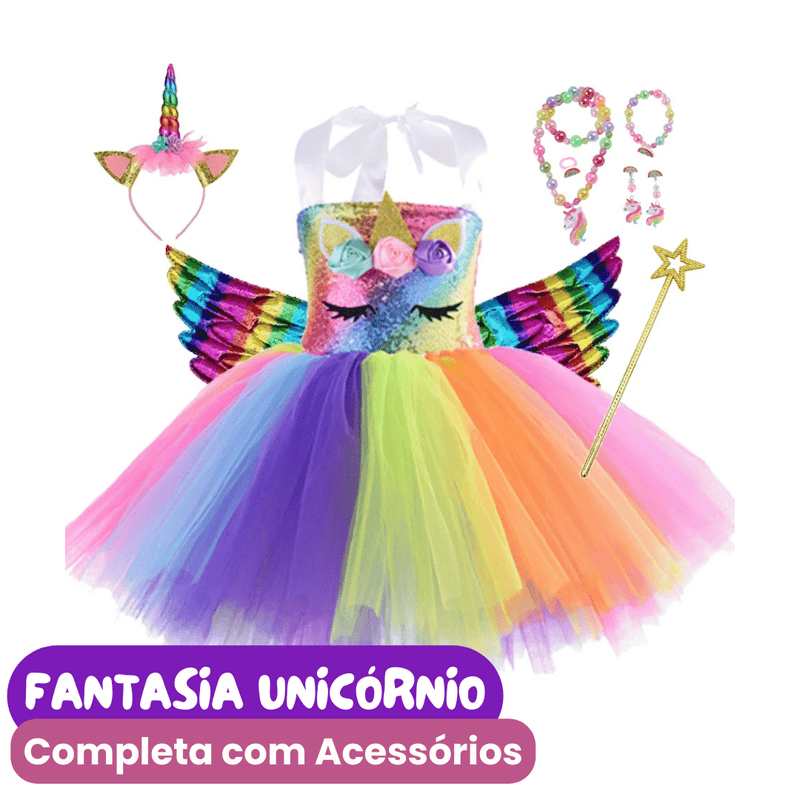 Fantasia Unicórnio Infantil