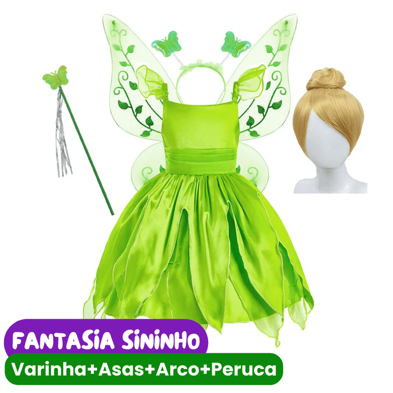 Fantasia Sininho Infantil