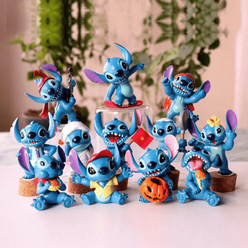 Bonecos Stitch [Kit com 10 ou 6 Bonecos]