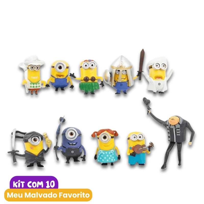 Bonecos Minions - Meu Malvado Favorito 4