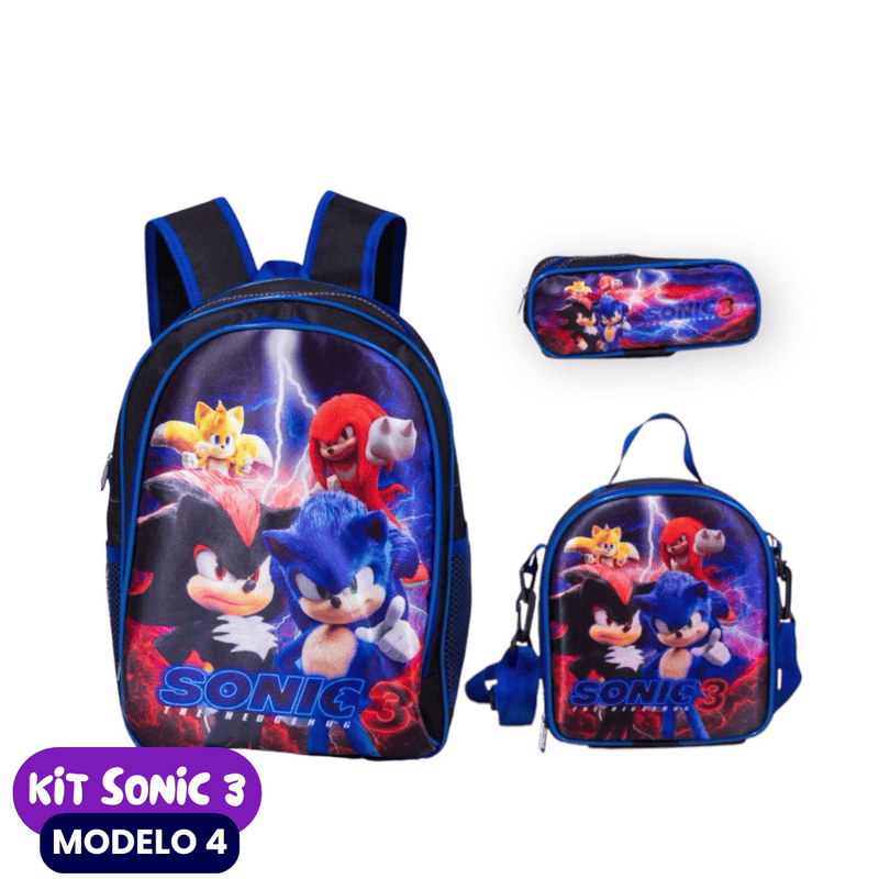 Mochila Sonic 3 e Shadow