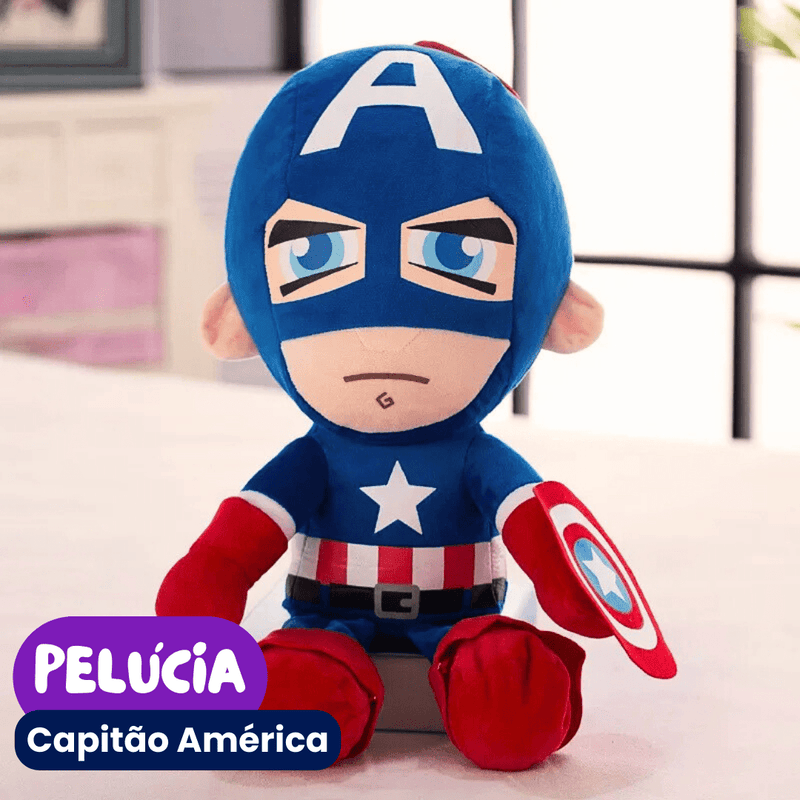 Pelúcia Homem Aranha e Heróis