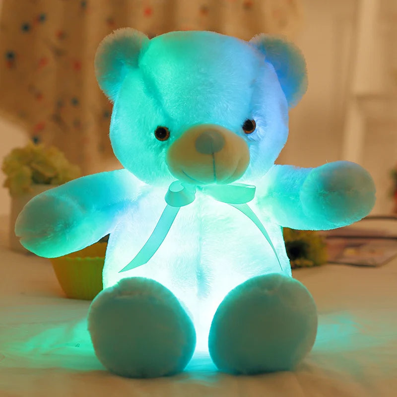 Urso de pelúcia com Luz de Led