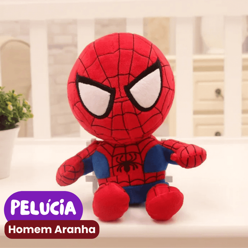 Pelúcia Homem Aranha e Heróis