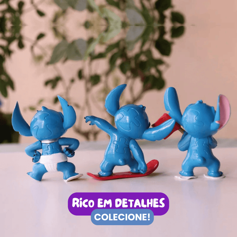 Bonecos Stitch [Kit com 10 ou 6 Bonecos]