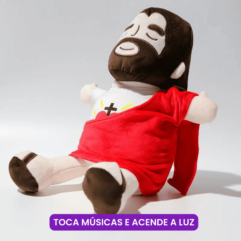 Pelúcia Jesus que Respira