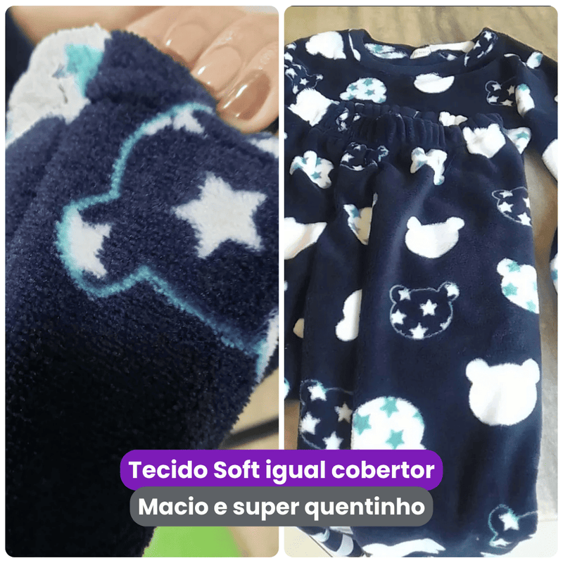 Pijama Infantil Soft Quentinho