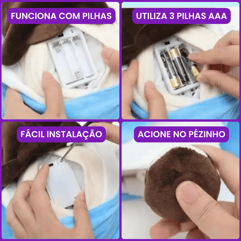 Pelúcia Jesus que Respira