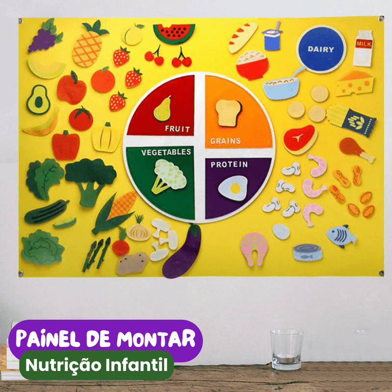 Brinquedo Montessori Painel de Montar